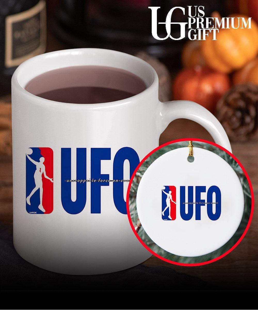 UFO Unstoppable Force On Court logo shirt