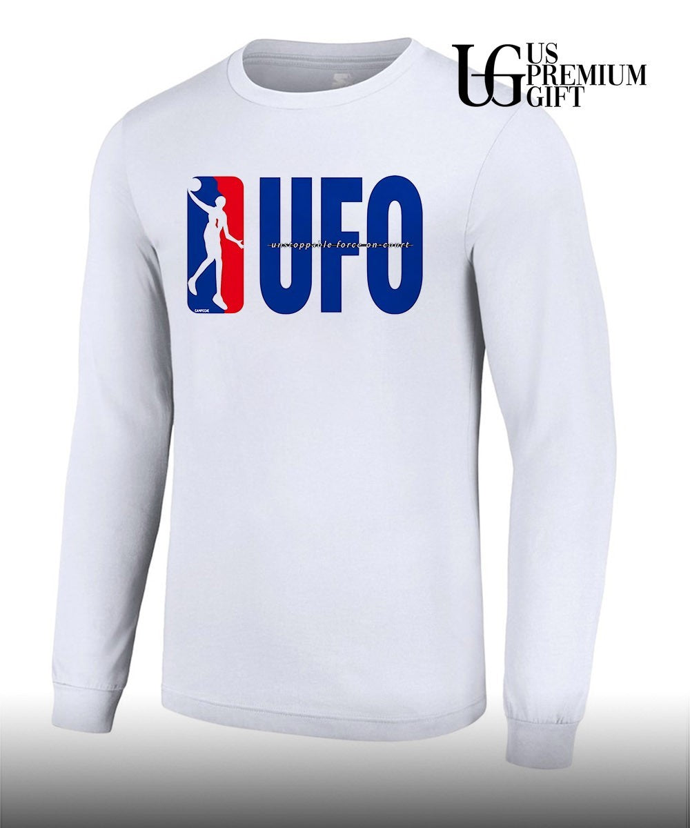 UFO Unstoppable Force On Court logo shirt