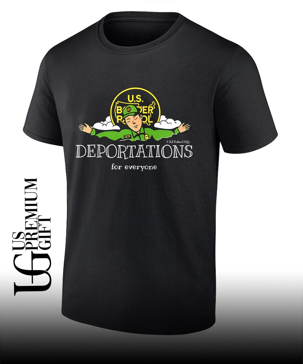 US Border Patrol Deportations for everyon logo shirt