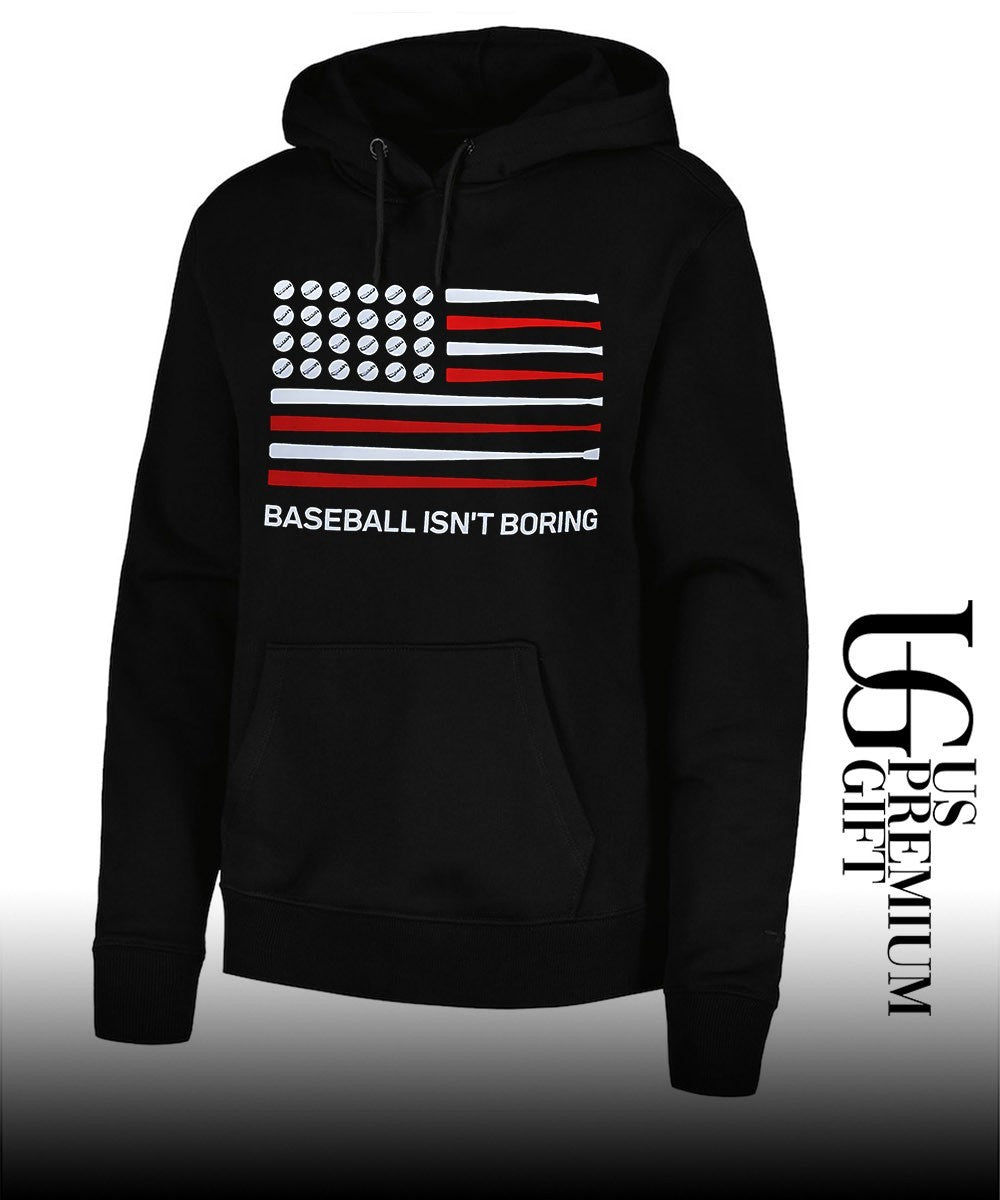 USA flag baseball isn’t boring shirt