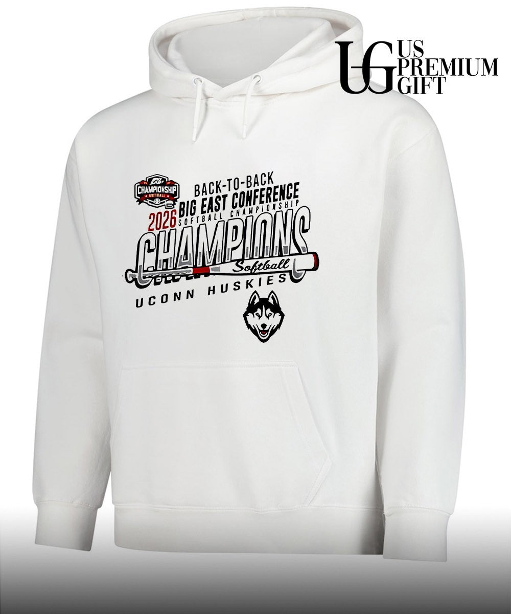 Uconn Huskies Softball back to back Big East Conference Champions 2026 shirt