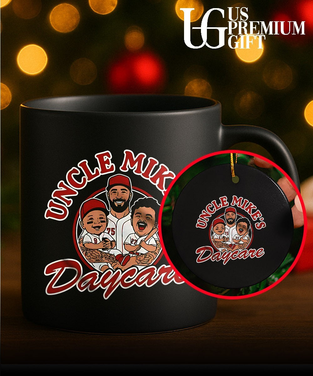 Uncle Mikes Daycare Cincinnati Reds baseball shirt