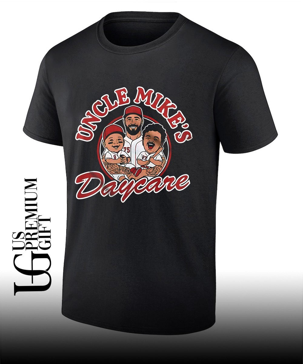 Uncle Mikes Daycare Cincinnati Reds baseball shirt