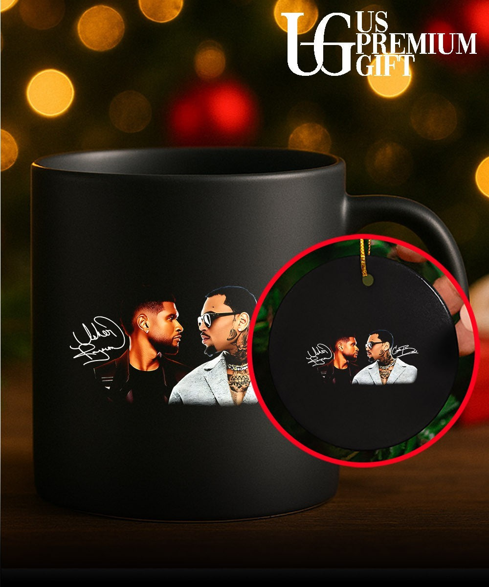 Usher Raymond and Chris Breezy RnB signature shirt