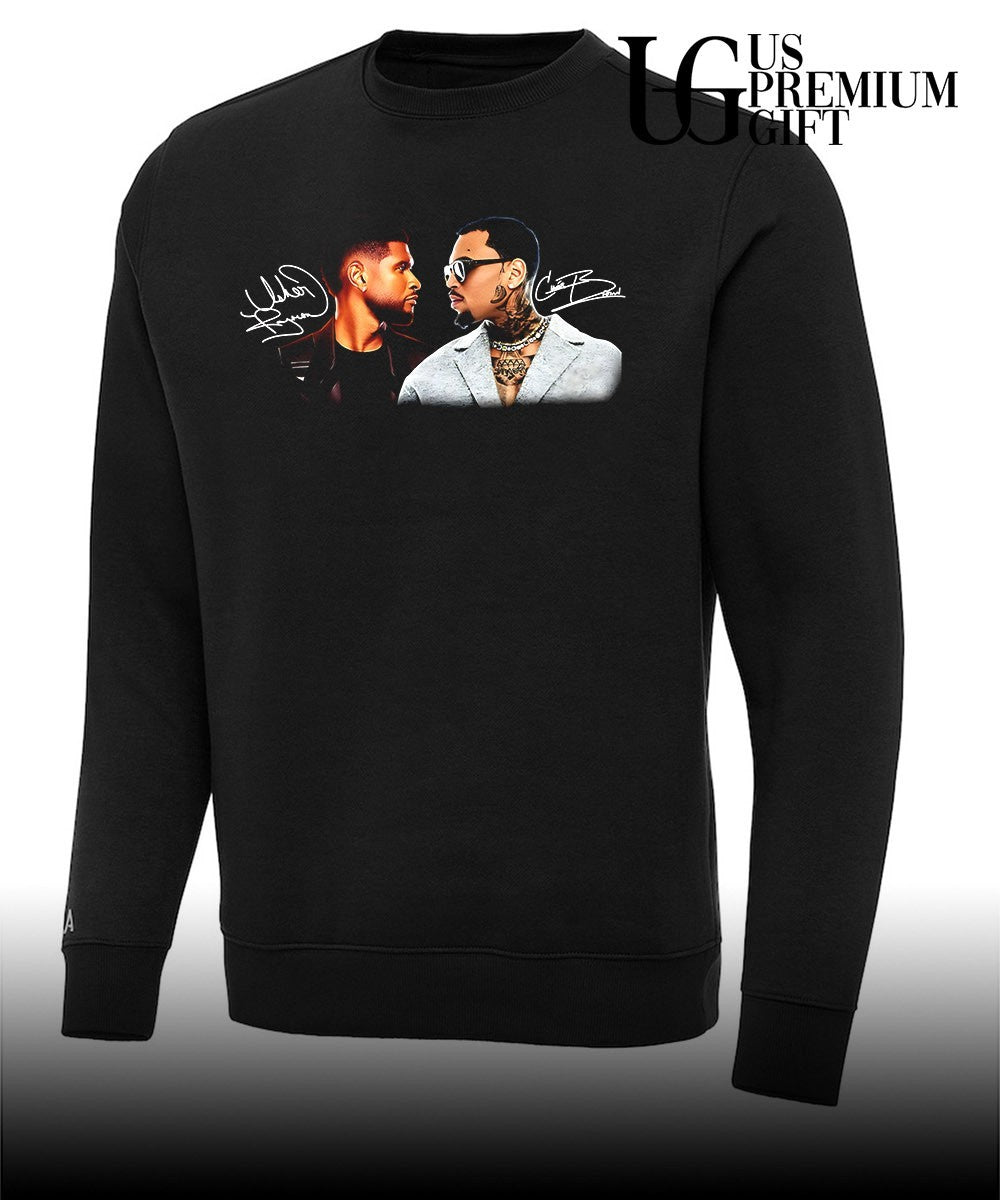 Usher Raymond and Chris Breezy RnB signature shirt