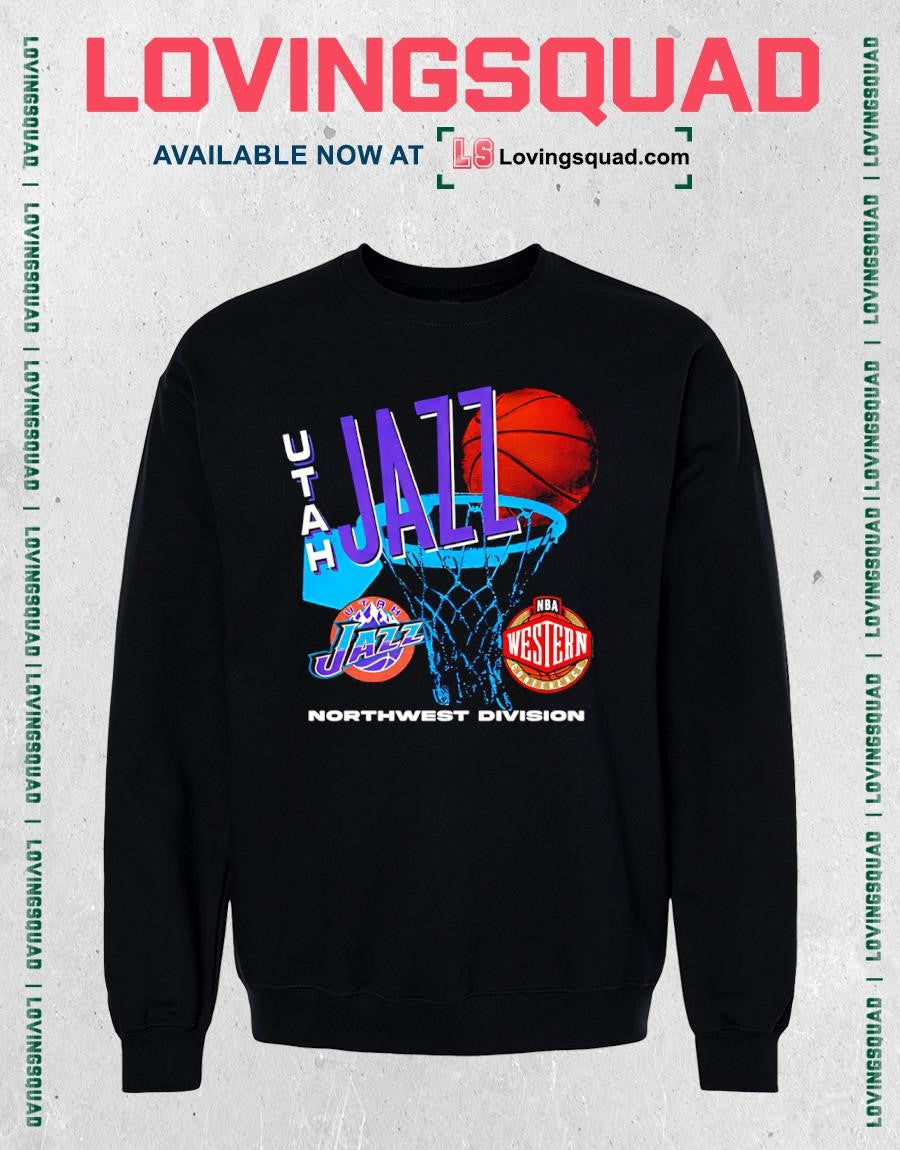 Utah Jazz Northwest Division NBA Western shirt