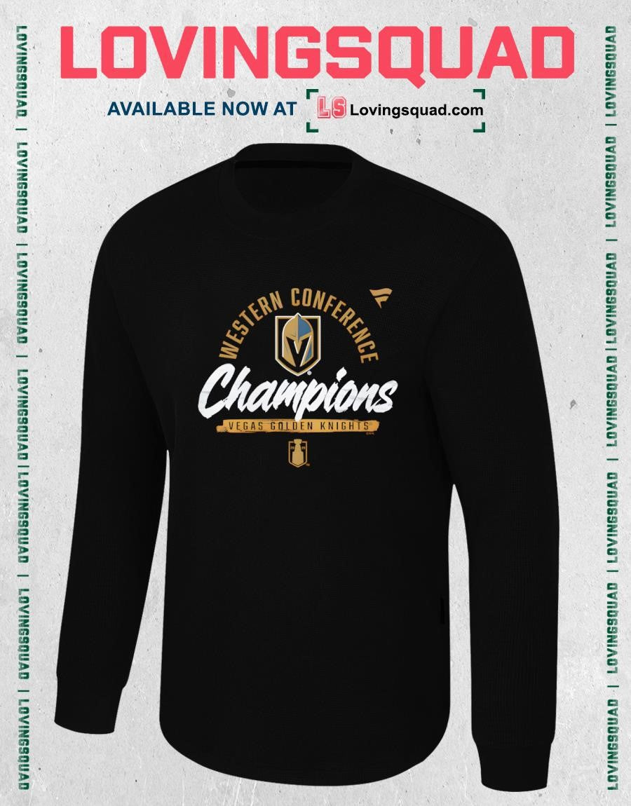 Vegas Golden Knights 2026 NHL Western Conference Champions Logo retro Shirt