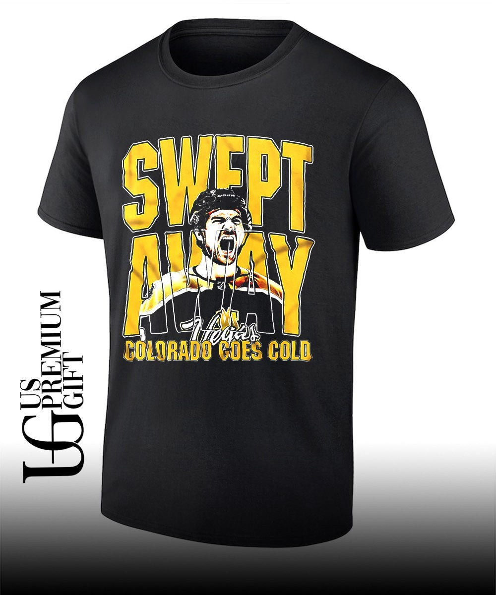Vegas Golden Knights Stanley Cup Playoffs NHL Swept Away Vegas Colorado goes cold shirt
