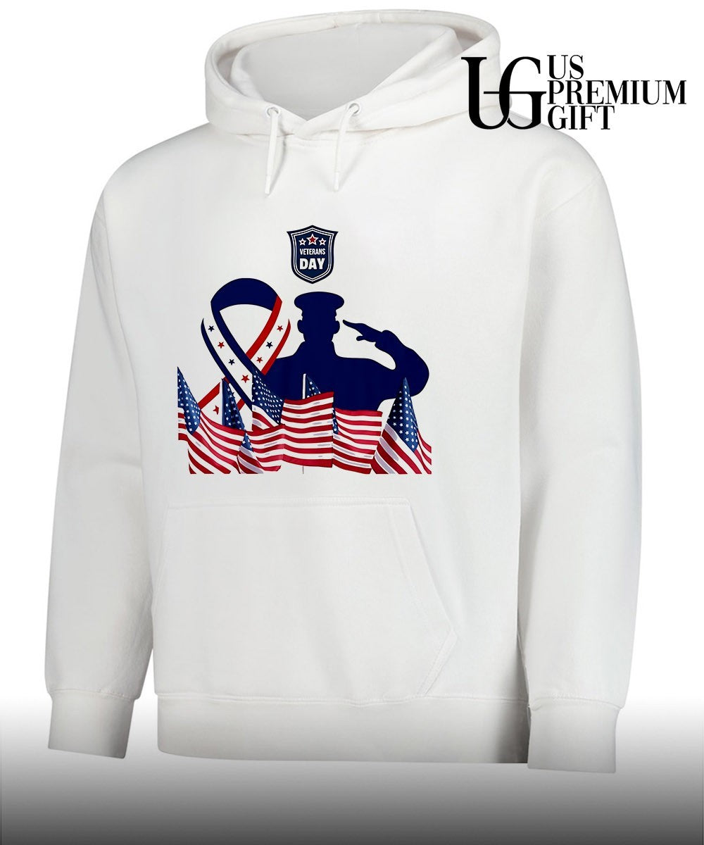 Veterans Day honor banner USA flag shirt
