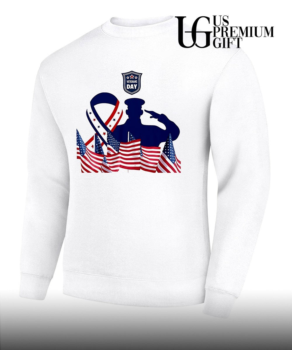 Veterans Day honor banner USA flag shirt