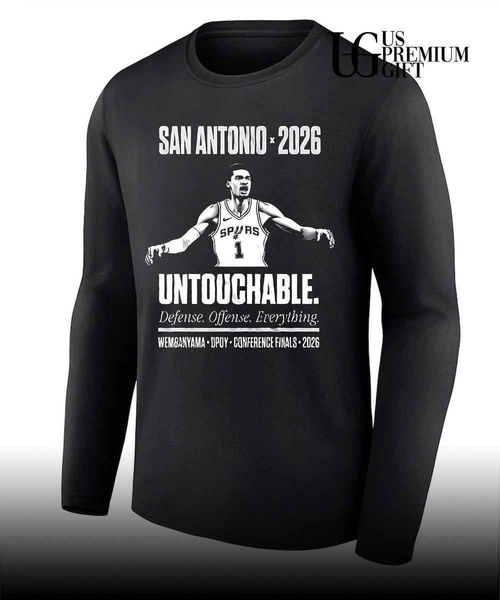 Victor Wembanyama Defensive Player Year Western Conference Finals NBA 2026 shirt