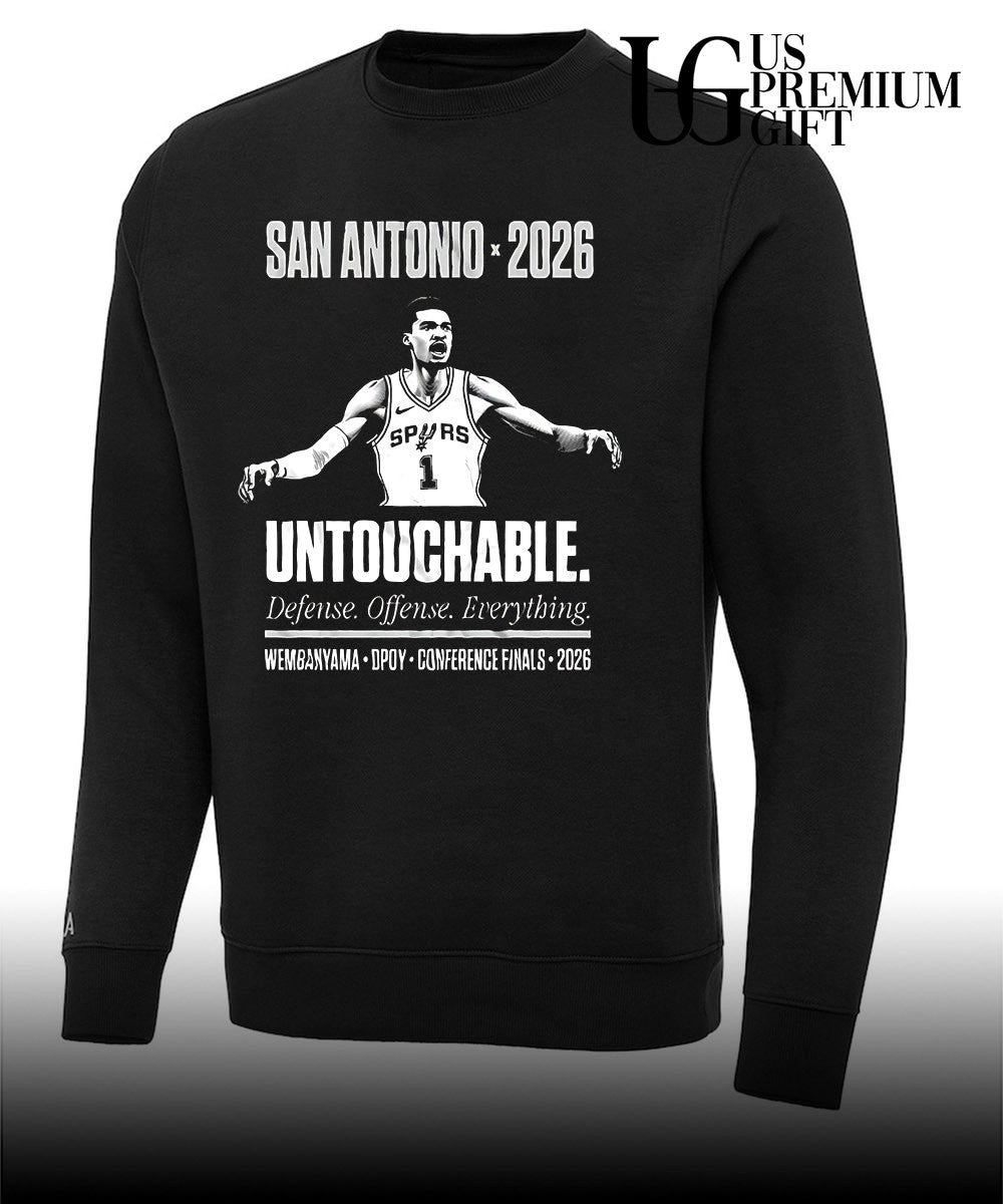 Victor Wembanyama Defensive Player Year Western Conference Finals NBA 2026 shirt