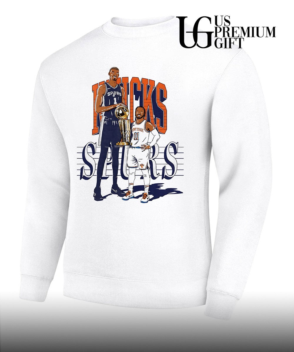 Victor Wembanyama Jalen Brunson NBA Finals Knicks Spurs NBA 2026 shirt