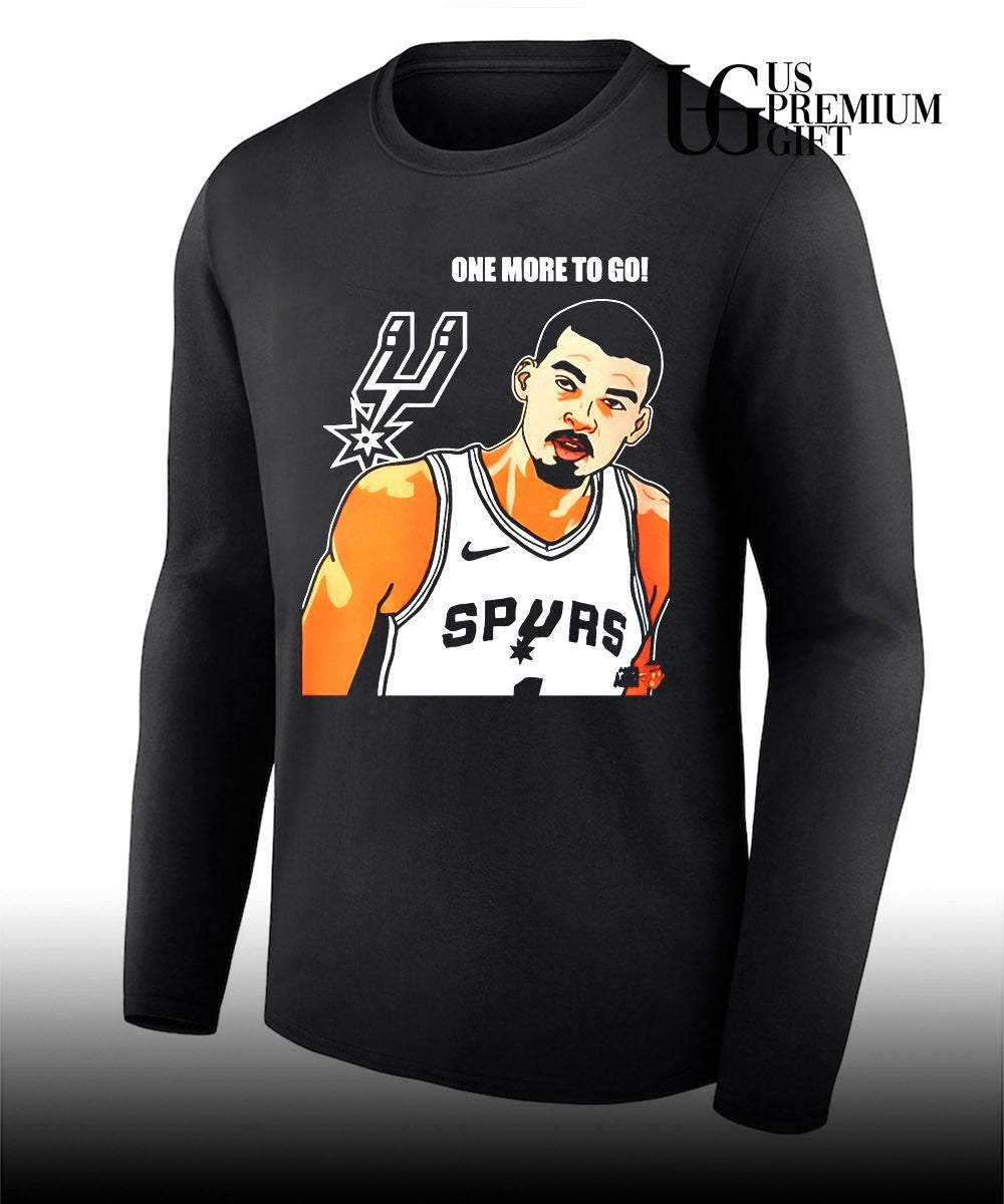 Victor Wembanyama San Antonio Spurs NBA One More to Go shirt