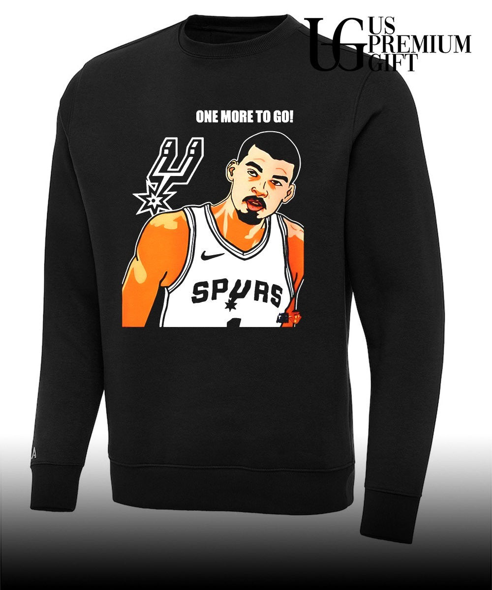 Victor Wembanyama San Antonio Spurs NBA One More to Go shirt