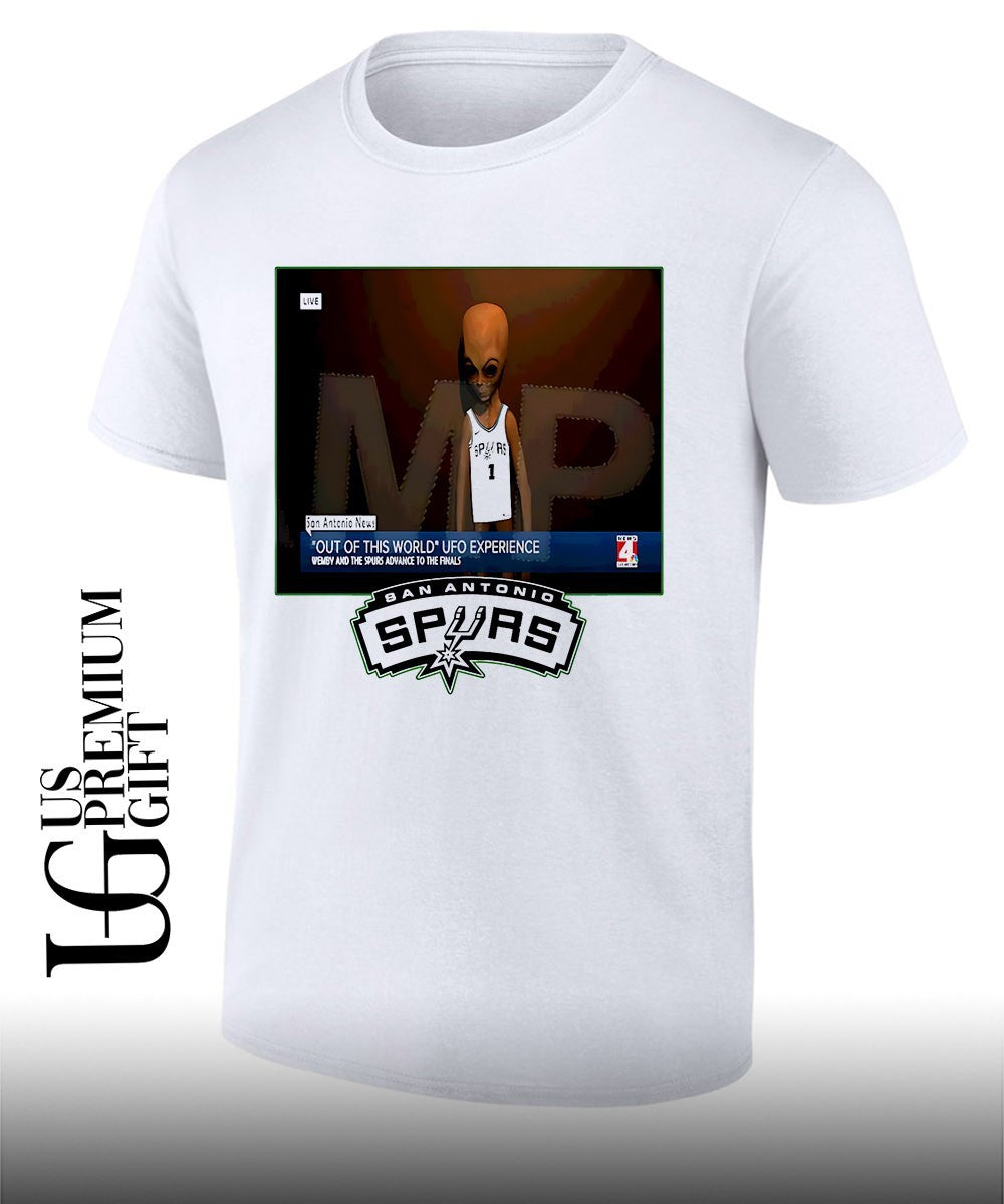 Victor Wembanyama San Antonio Spurs NBA Out of This World UFO Experience shirt