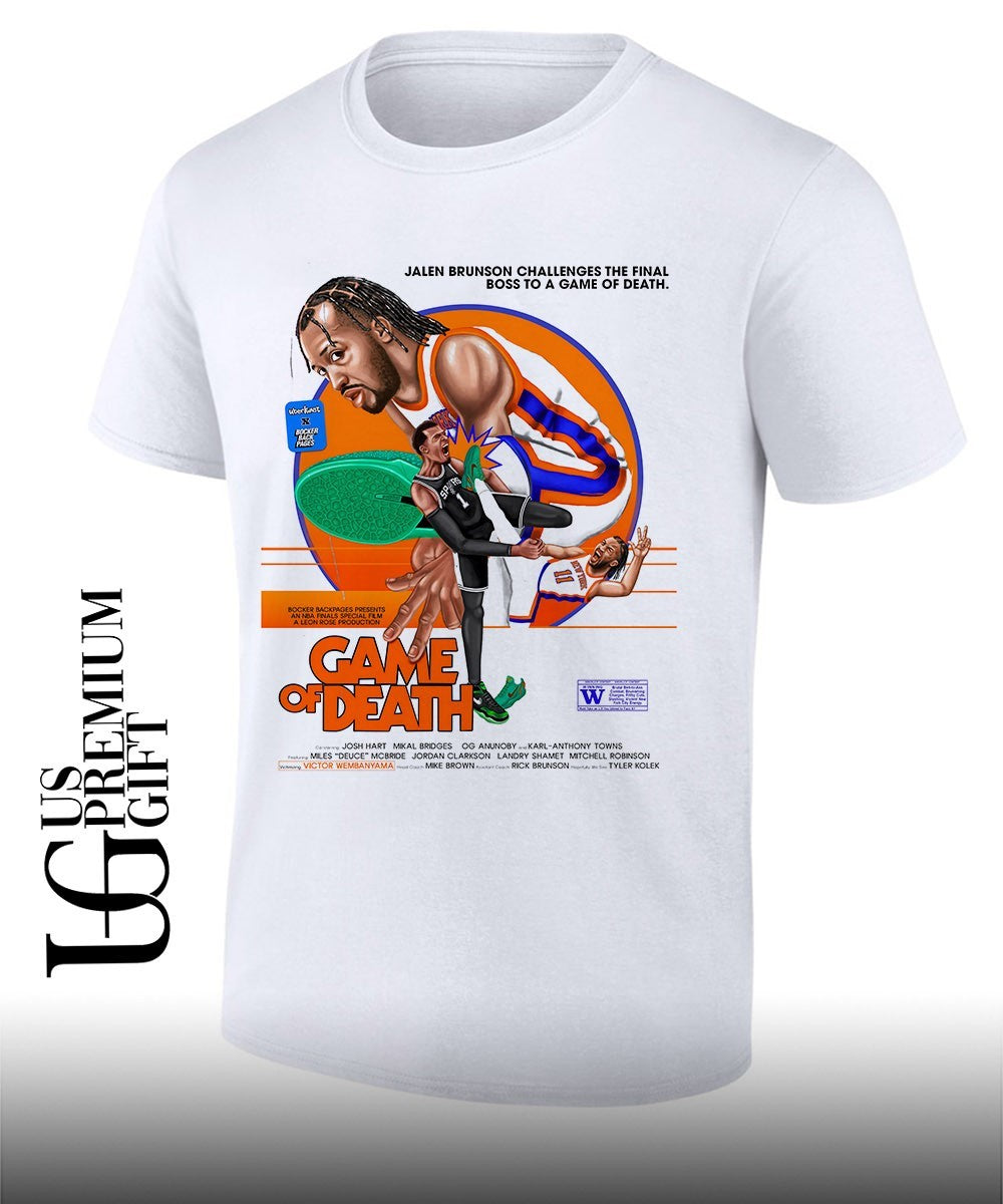 Victor Wembanyama San Antonio Spurs vs Jalen Brunson Challenges The Final Boss To A Game Of Death shirt