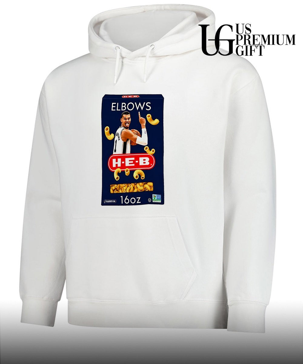 Victor Wembanyama Wemby Elbows Heb San Antonio Spurs basketball 2026 shirt