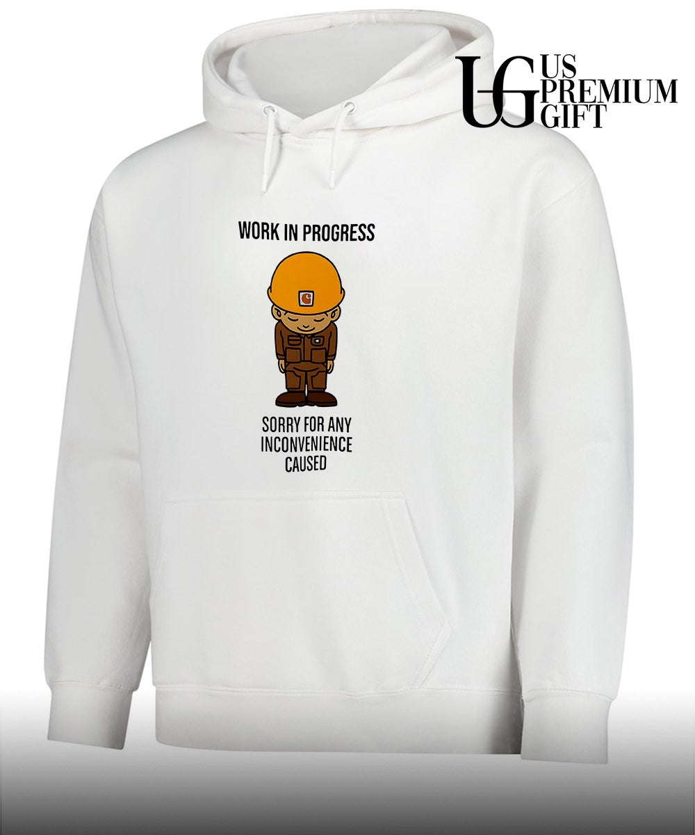 Virat Kohli wearing Work In Progress Sorry For Any Inconvenience Caused shirt