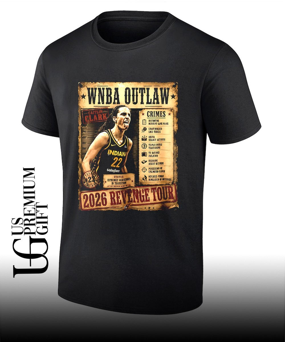 WNBA Outlaw Caitlin Clark Indiana Fever WNBA 2026 Revenge Tour vintage shirt