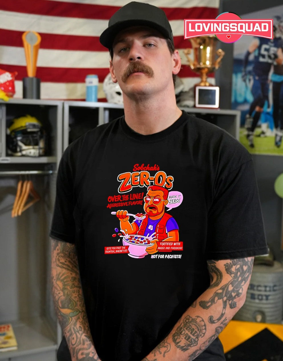 Walter Sobchak From The Big Lebowski Sobchaks Zeros Over The Line Aggressive Flavor Shirt