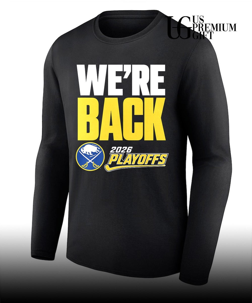 We Are Back Buffalo Sabres 2026 Stanley Cup Playoffs logo shirt