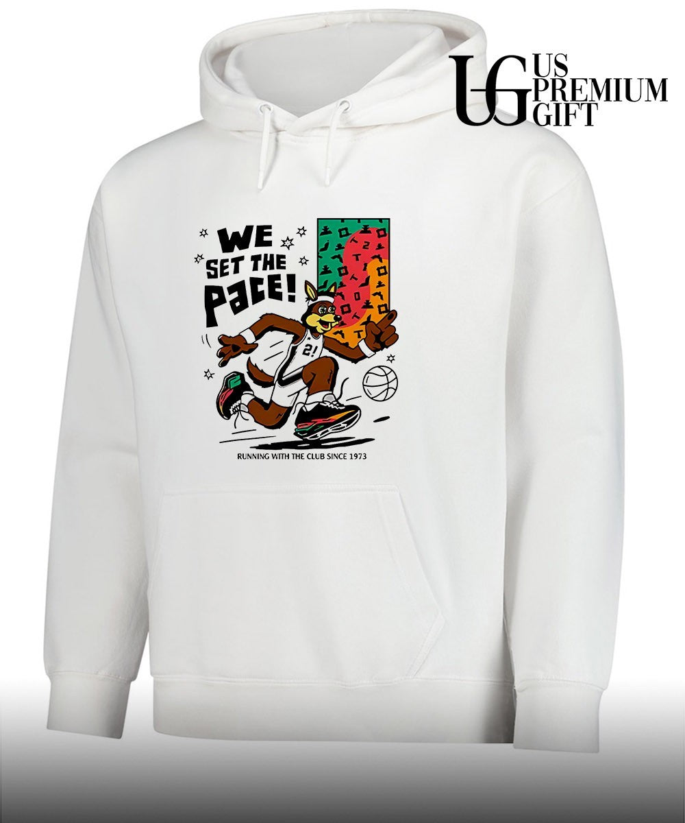 We Set The Pace San Antonio Spurs NBA since 1973 mascot shirt