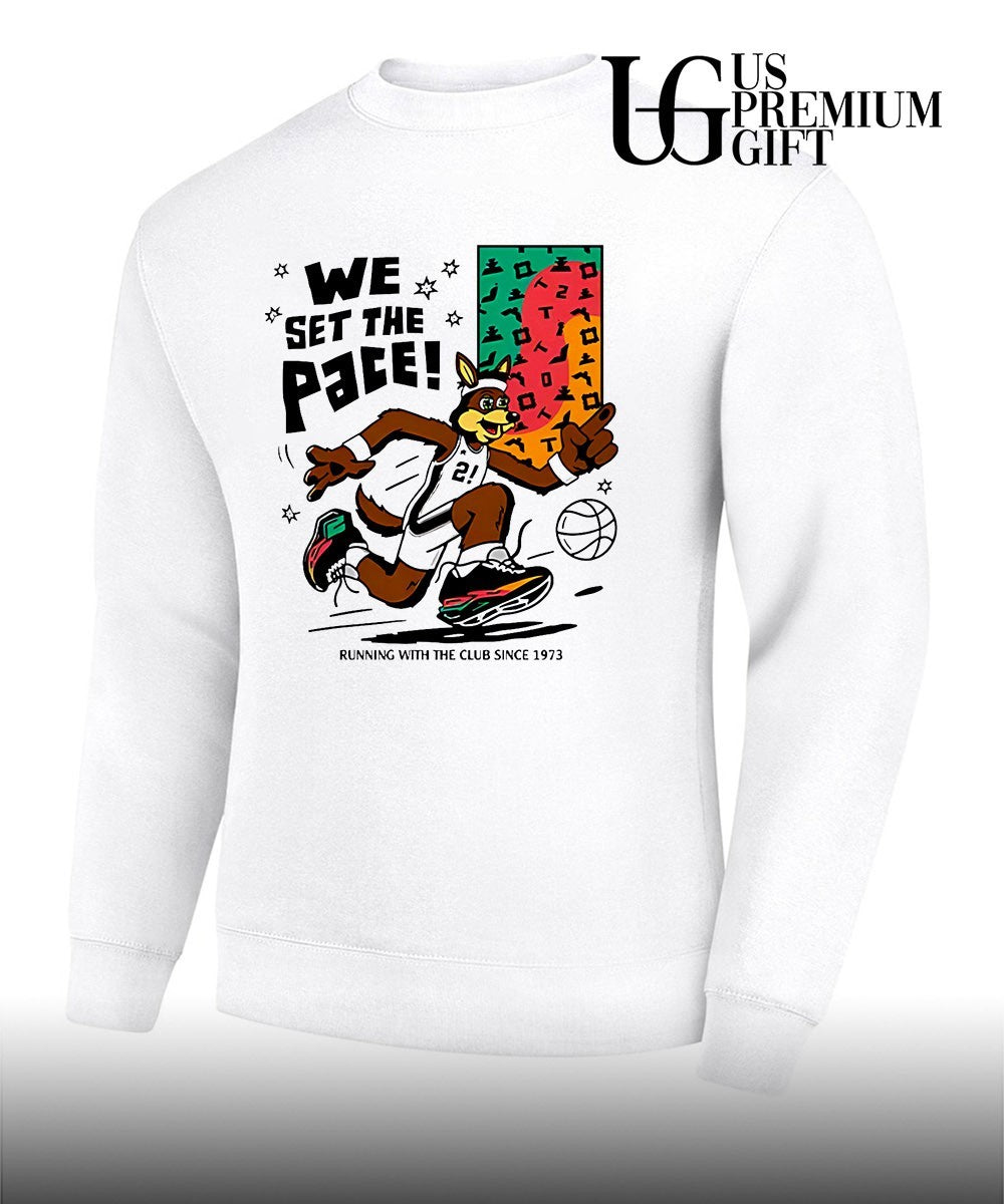 We Set The Pace San Antonio Spurs NBA since 1973 mascot shirt