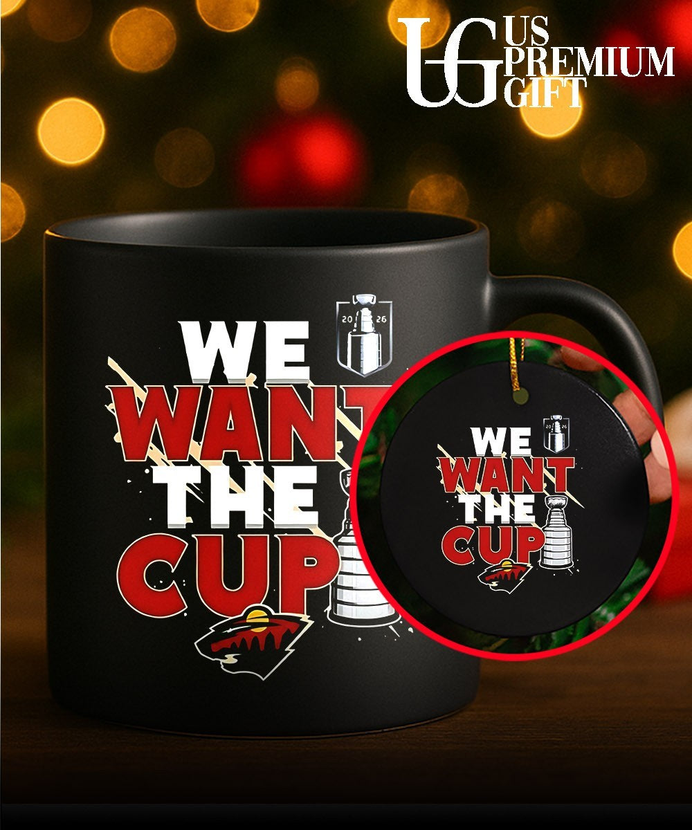 We Want A Cup Minnesota Wild NHL trophy shirt