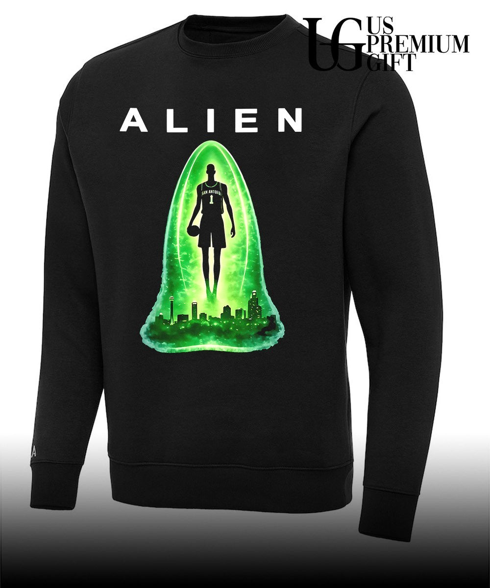 Wemby Alien Abduction Victor Wembanyama San Antonio Spurs basketball shirt