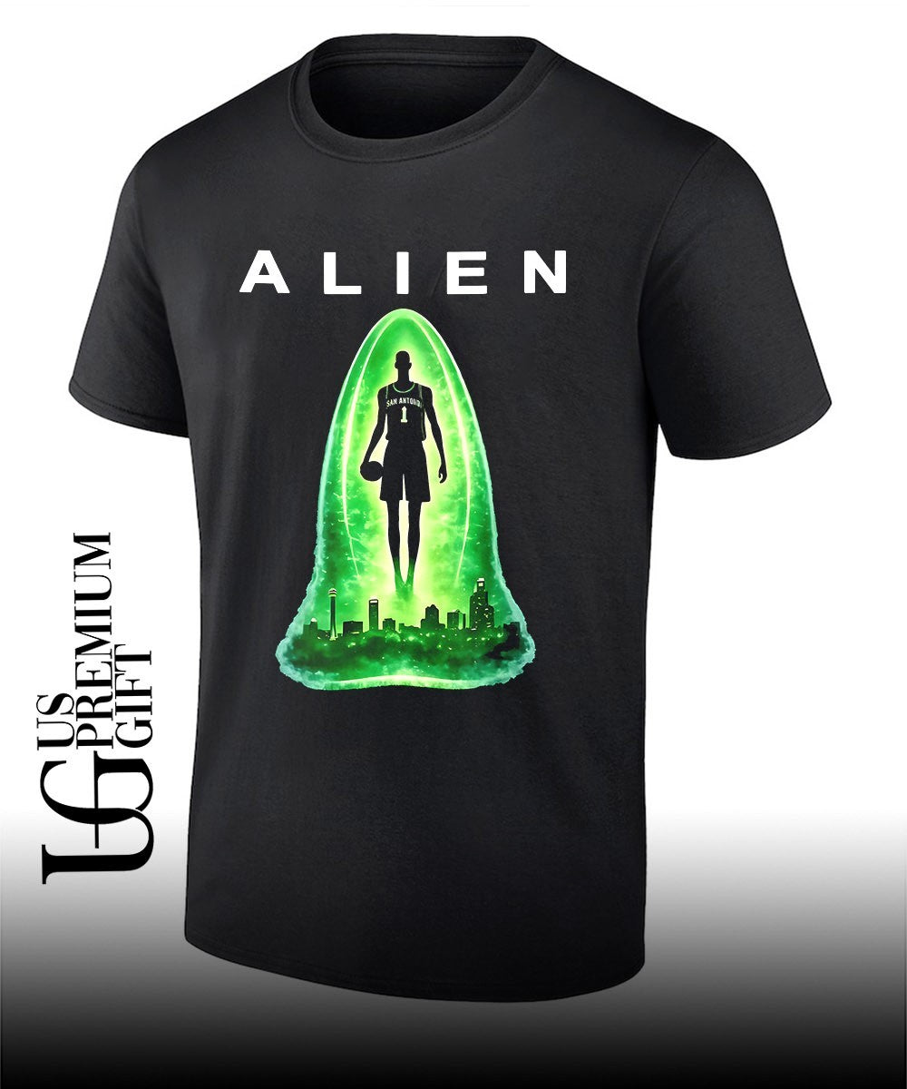 Wemby Alien Abduction Victor Wembanyama San Antonio Spurs basketball shirt