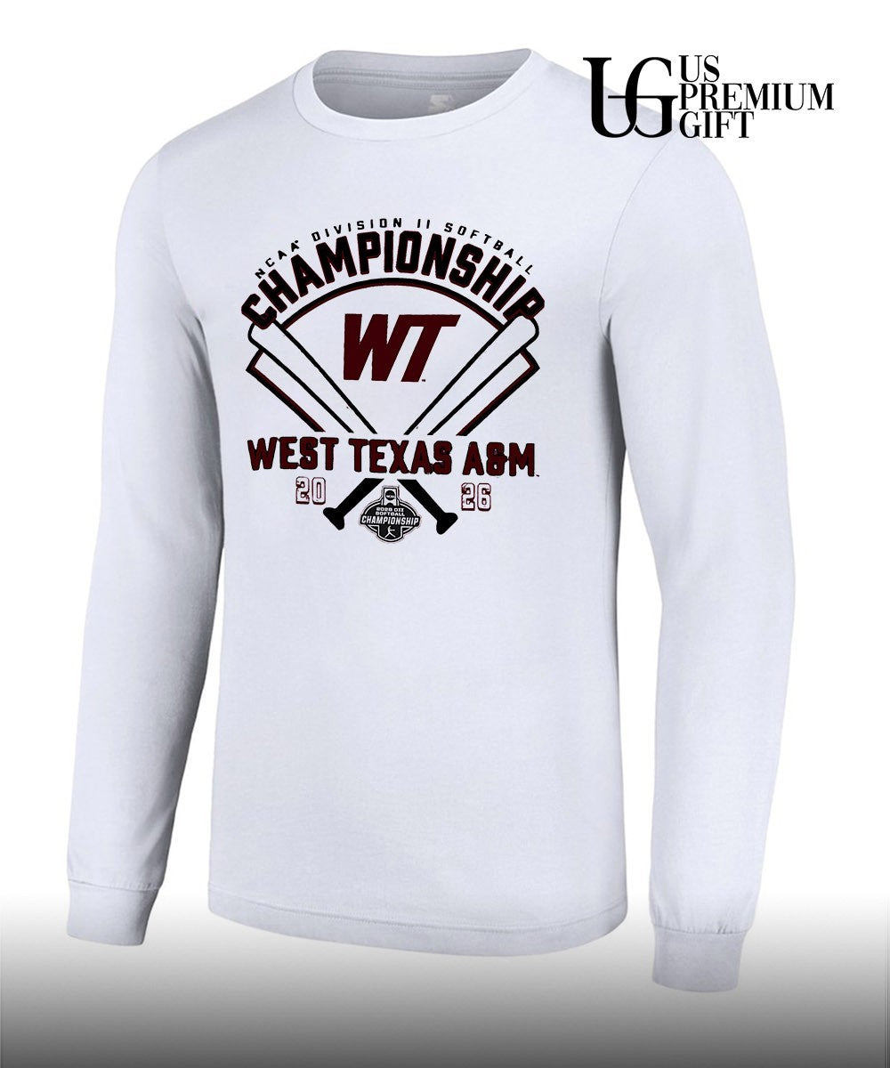West Texas A&M NCAA Division II Softball Championship 2026 logo shirt