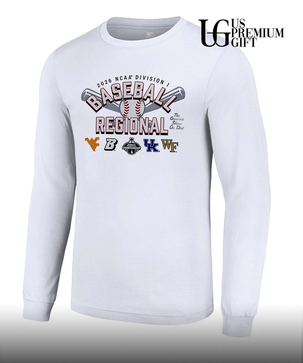 West Virginia Boston College Kentucky Wake Forest 2026 NCAA Division I Baseball Regional shirt