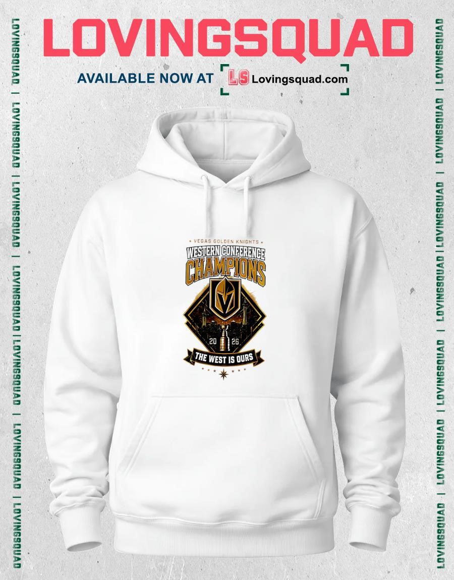 Western Conference Champions 2026 Vegas Golden Knights The West Is Ours Skyline Shirt