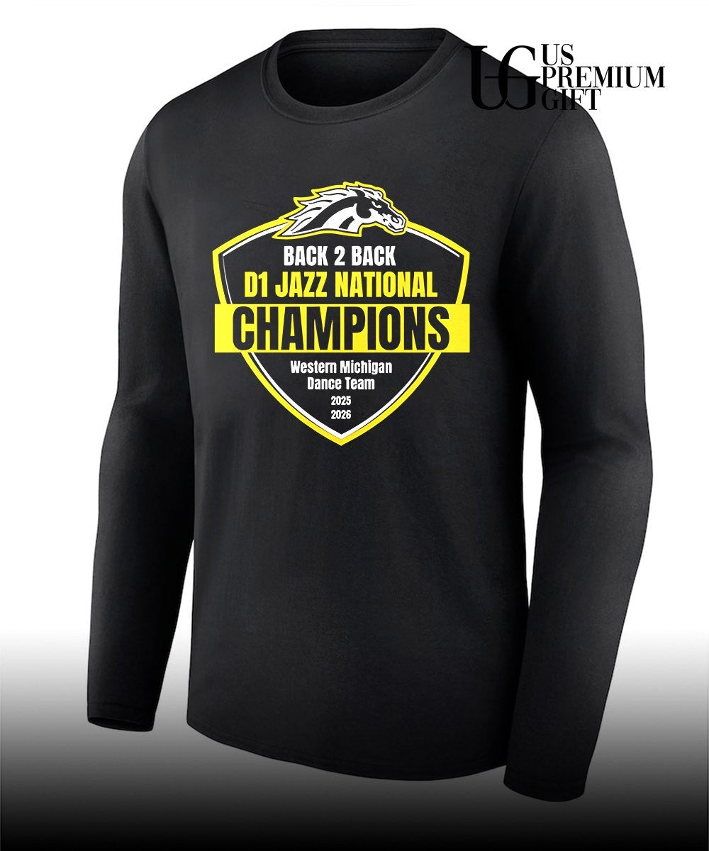 Western Michigan Broncos 026 Back-To-Back D1 Jazz National Champions shirt