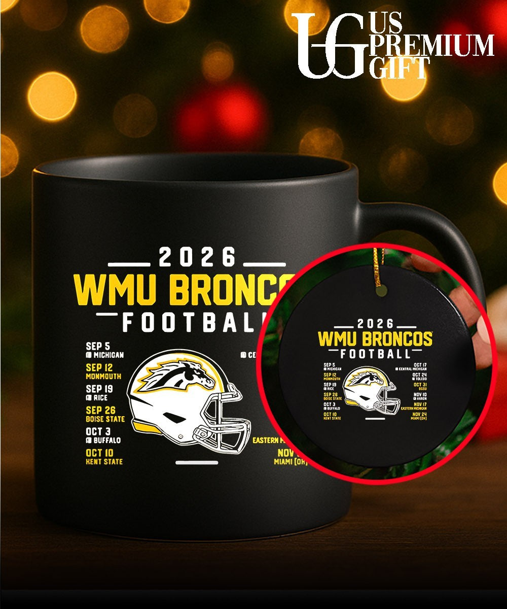 Western Michigan Broncos Brown 2026 Football helmet shirt