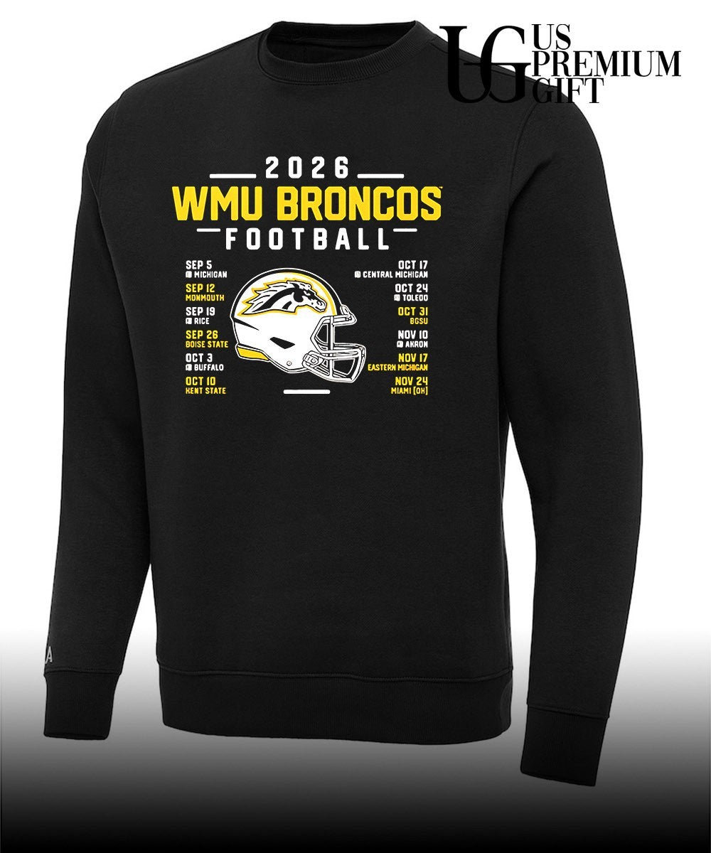 Western Michigan Broncos Brown 2026 Football helmet shirt