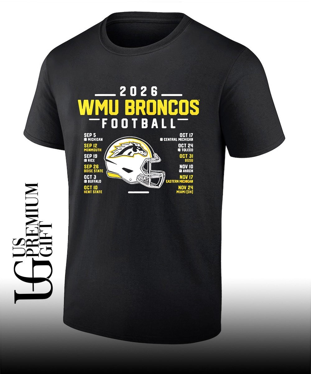 Western Michigan Broncos Brown 2026 Football helmet shirt