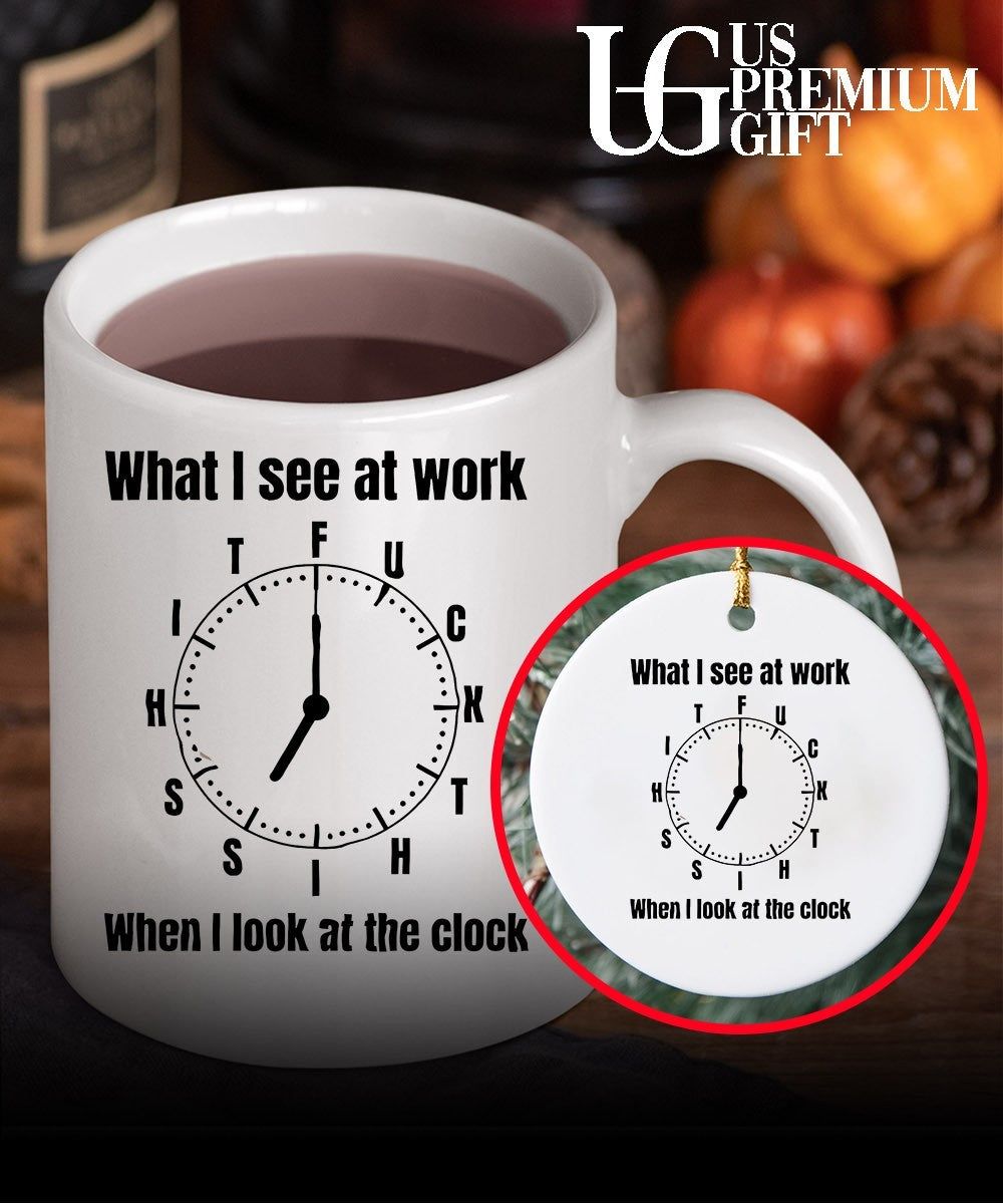 What I see at work when I look at the clock T-shirt
