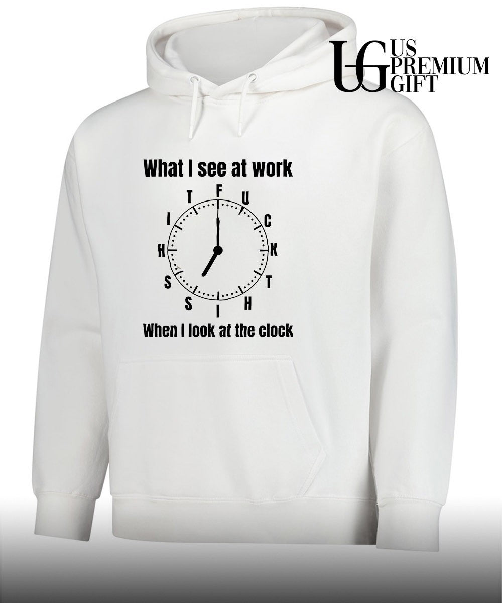 What I see at work when I look at the clock T-shirt