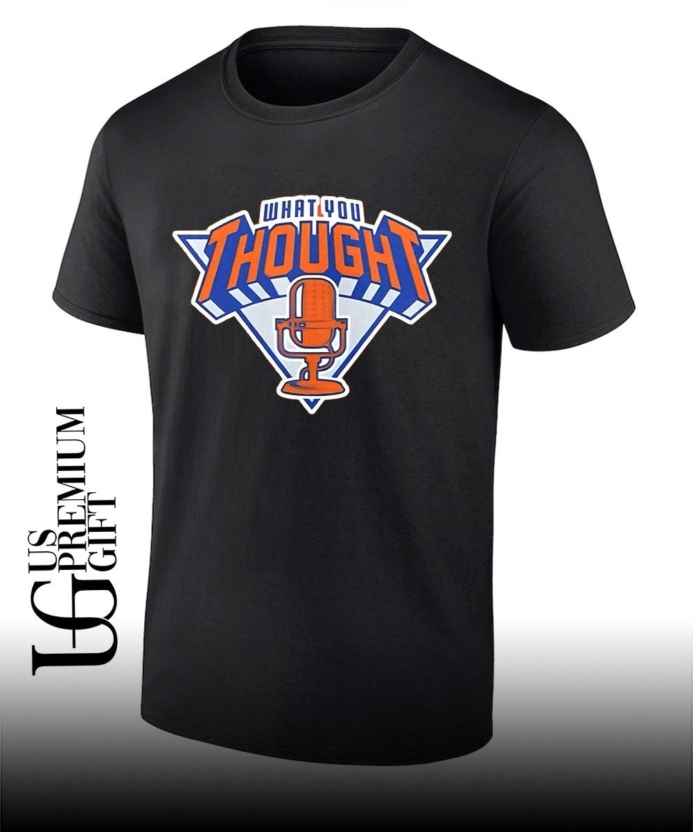What You Thought podcast baseball graphic shirt