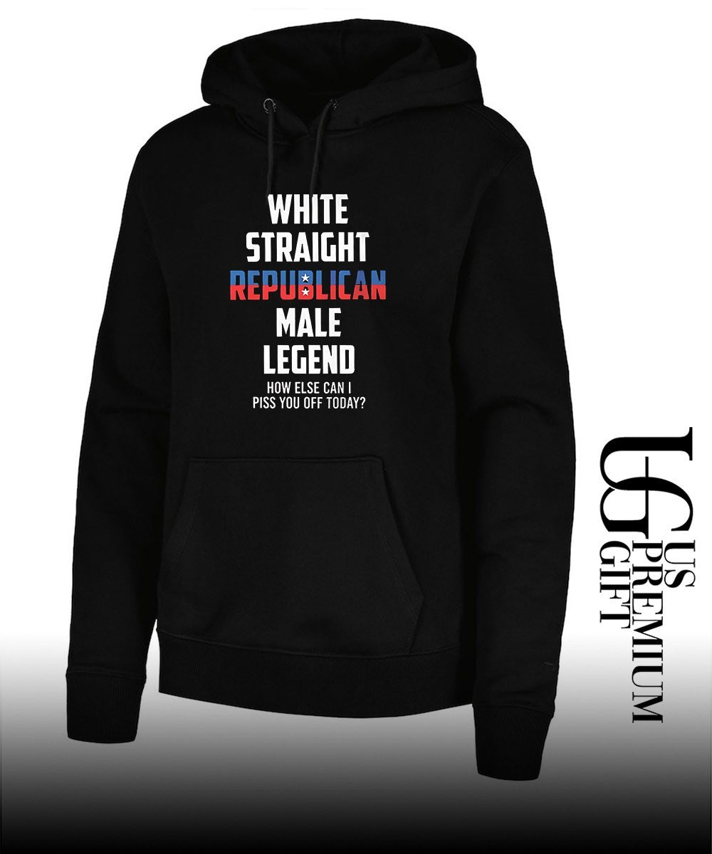 White Straight Republican Male Legend shirt