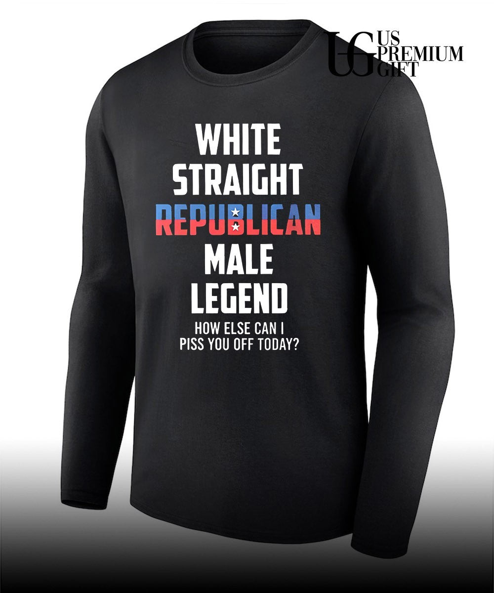 White Straight Republican Male Legend shirt