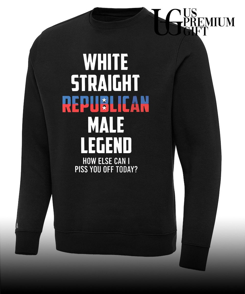 White Straight Republican Male Legend shirt