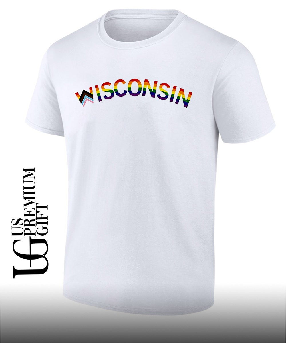 Wisconsin Pride Month 2026 LGBTQ rainbow shirt