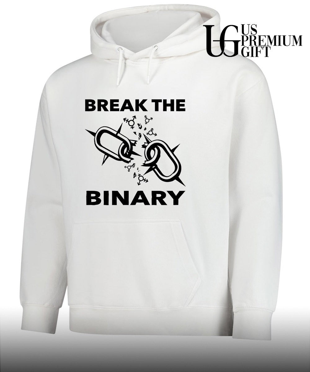 Break The Binary Nonbinary Gender Identity LGBT Pride shirt