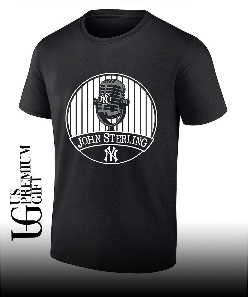 Yankees memorial patch for John Sterling shirt