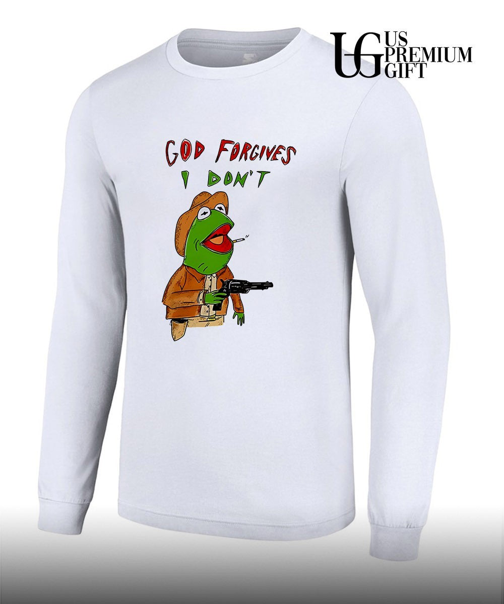 Yeehaw Kermit God Forgives I don’t shirt