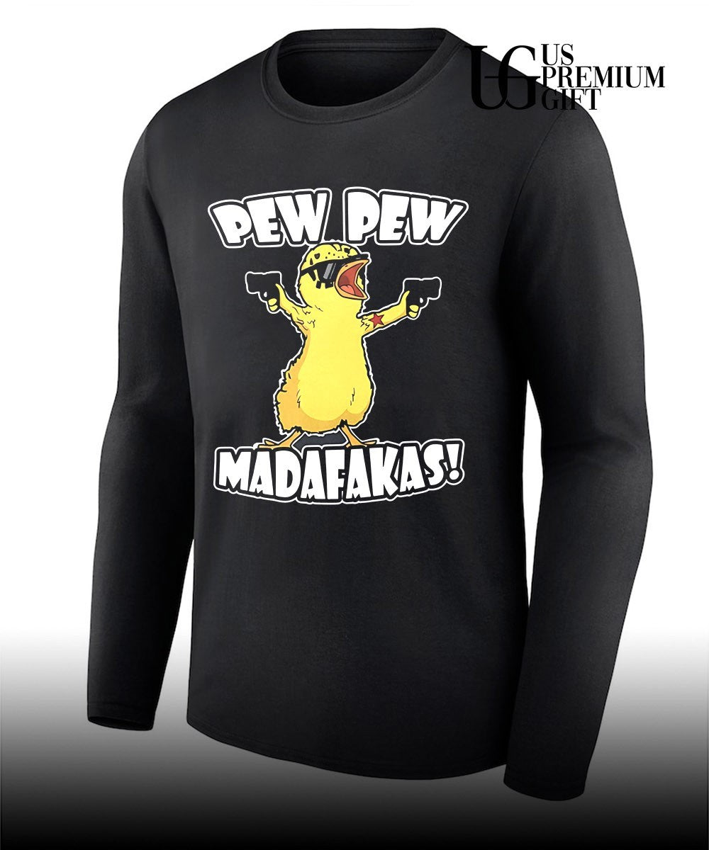 Yellow Duck Carries Pistol Letter shirt