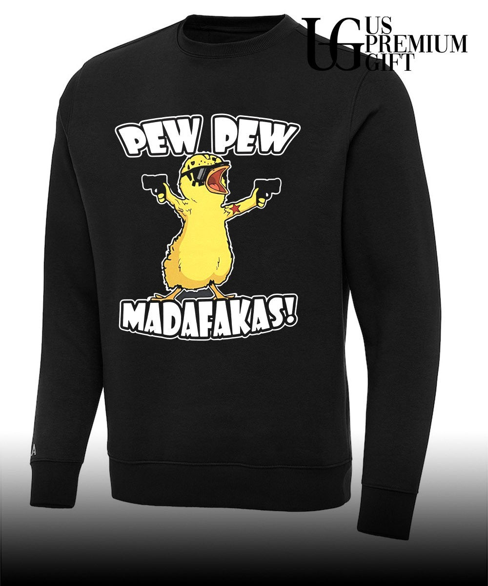 Yellow Duck Carries Pistol Letter shirt